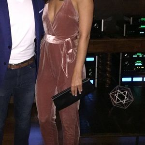 velvet jumpsuit